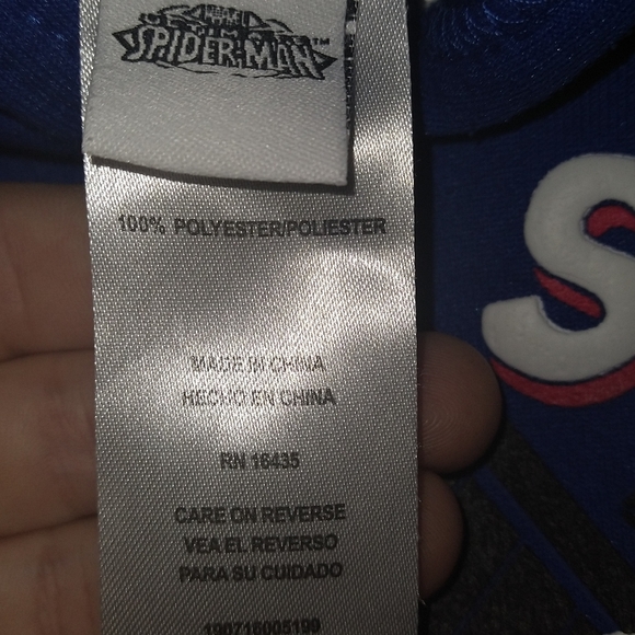 Marvel Spiderman Hooded Sweatshirt 2T - Picture 3 of 6